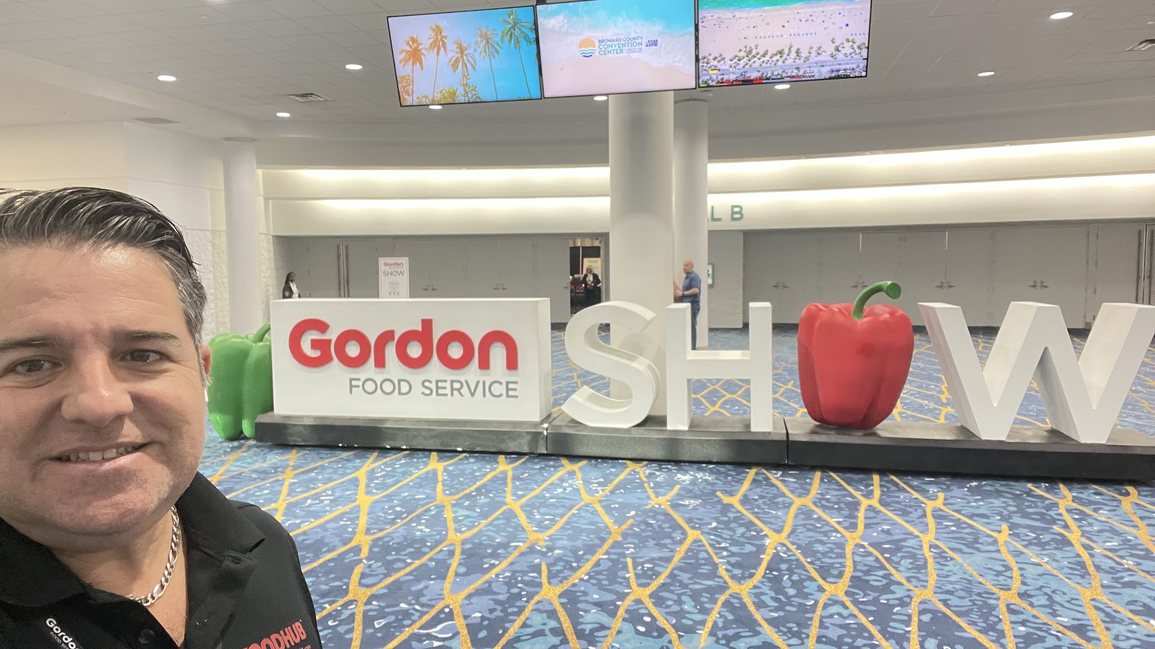 Shane Broussard at the Gordon Food Service Show