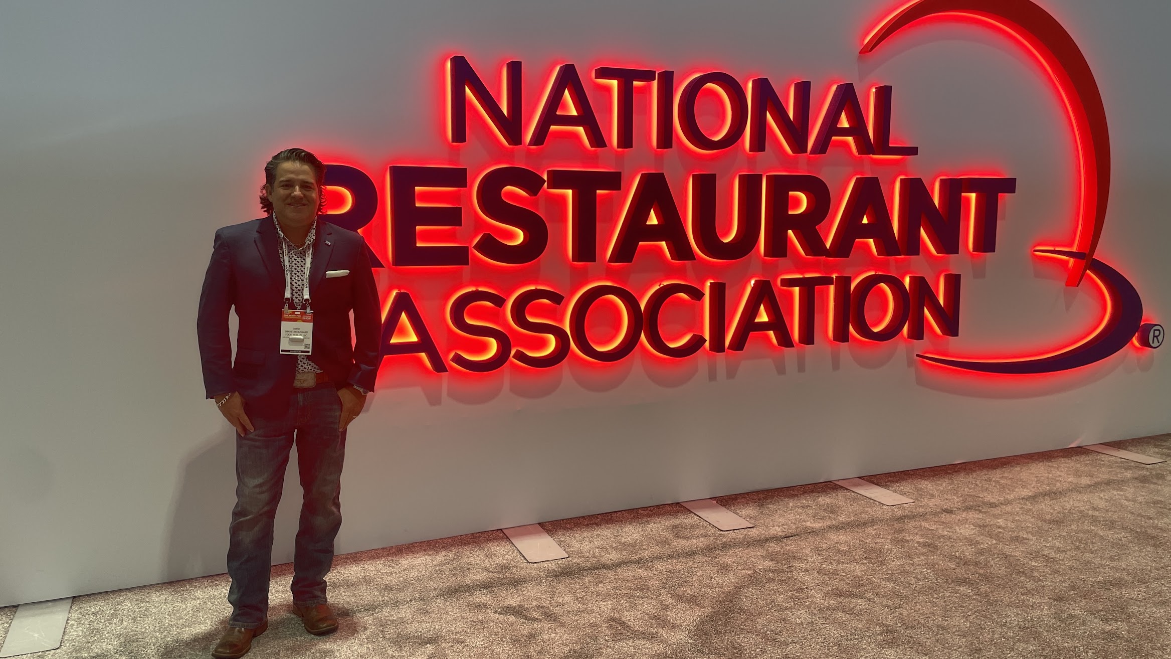 Shane Broussard at the National Restaurant Association Show